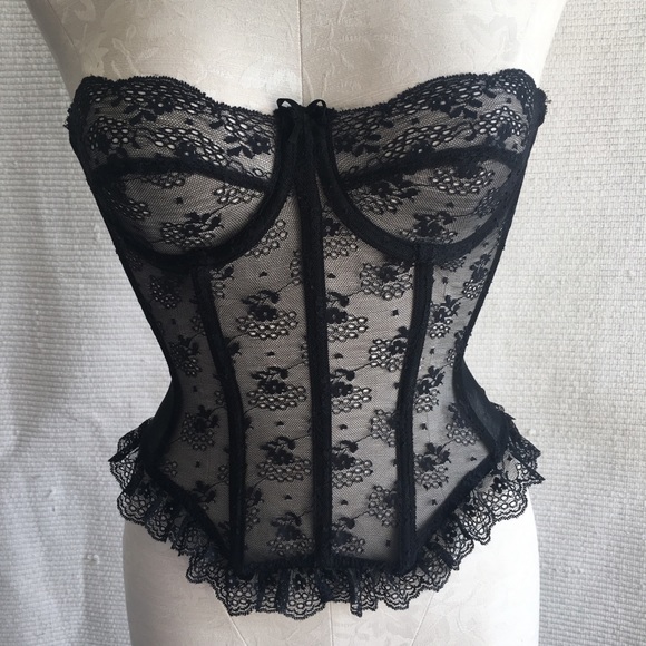 vintage victoria secret bustier